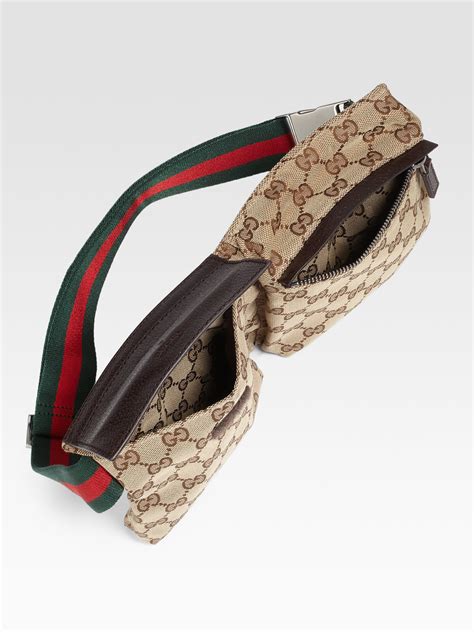 gucci canvas belt bag replica|Gucci belt bag original.